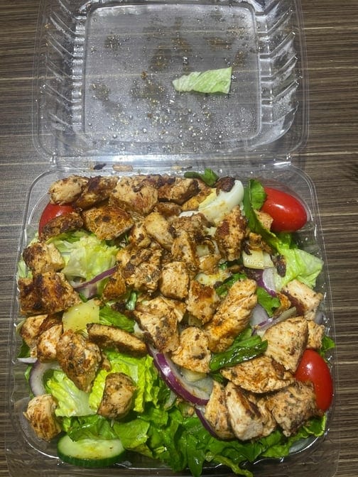 Cajun Grilled Chicken Salad.