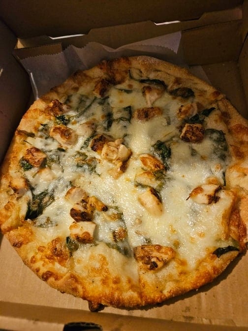 Traditional White Calzone.