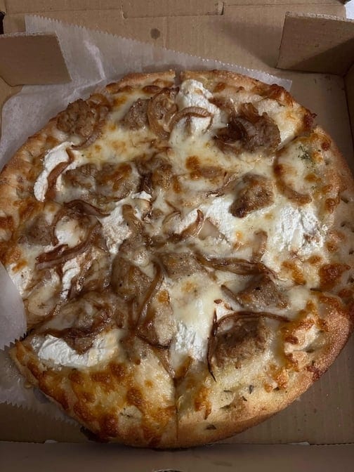 Meatball & Ricotta Calzone.