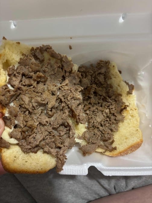 Steak & Cheese Grinder.