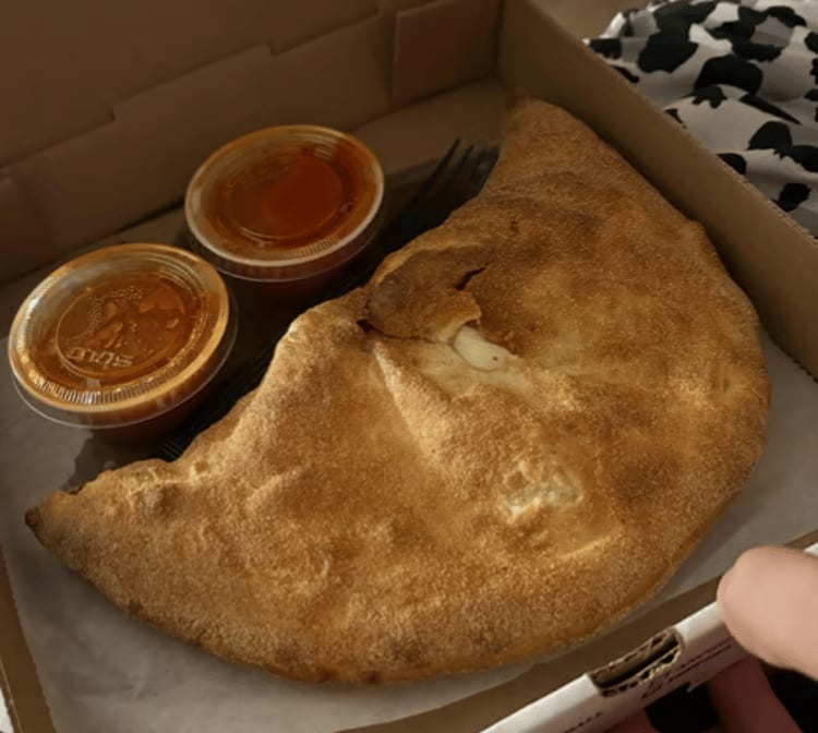 Cheese Calzone.